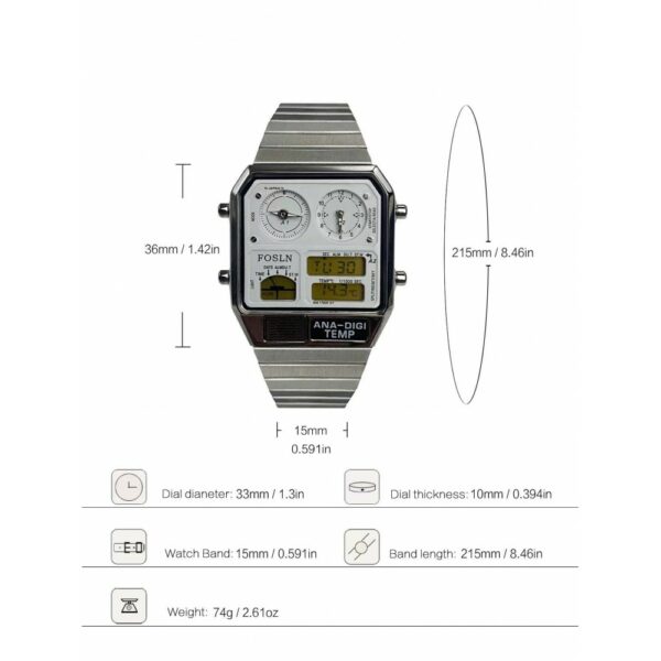versatile square watch