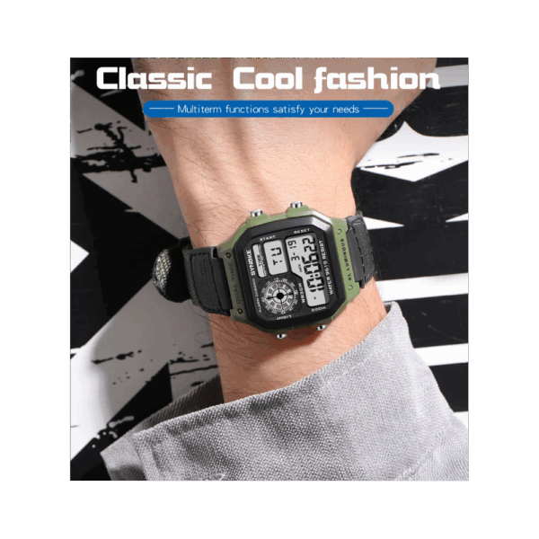 synoke waterproof digital watch