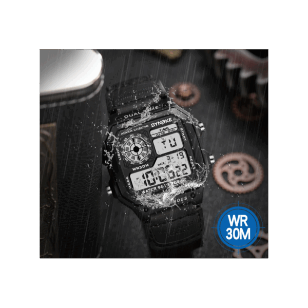 synoke waterproof digital watch