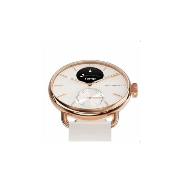 withings smart watch scanwatch 38mm rose gold (wh hwa10)