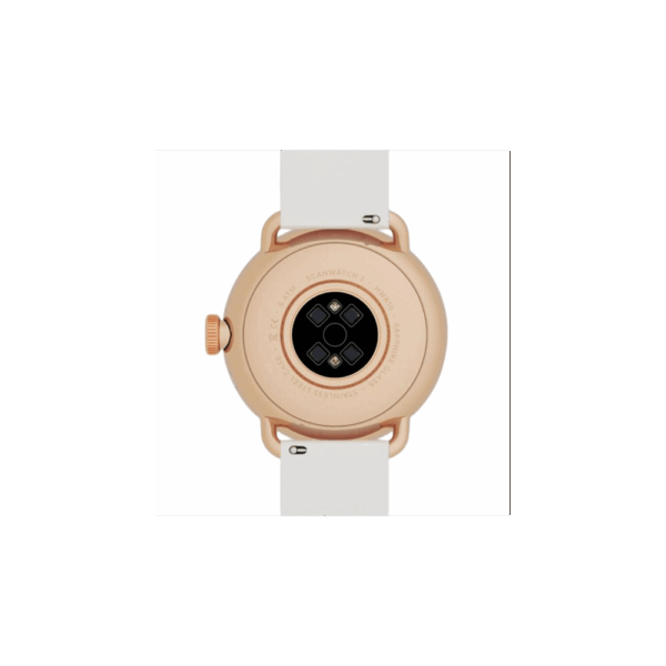 withings smart watch scanwatch 38mm rose gold (wh hwa10)