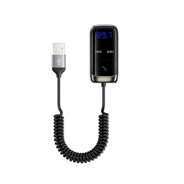 yesido yau32 wireless aux car fm receiver audio adapter
