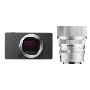 sigma bf mirrorless (black) with 35mm f2 (silver)