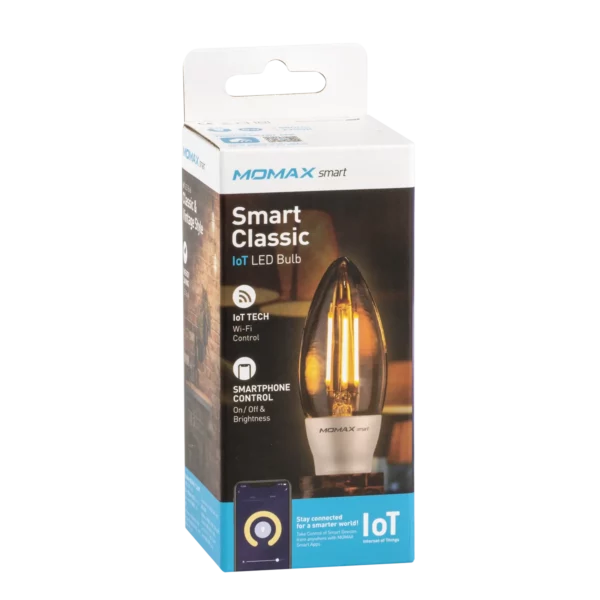 momax smart classic iot led bulb (candle)