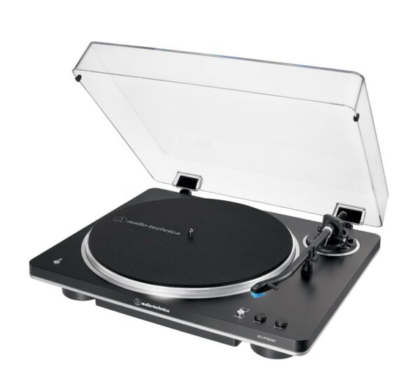 audio technica at lp70xbt fully automatic wireless turntable (black/silver)