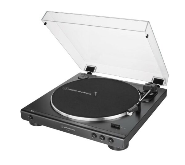audio technica at lp60x fully automatic turntable (black)