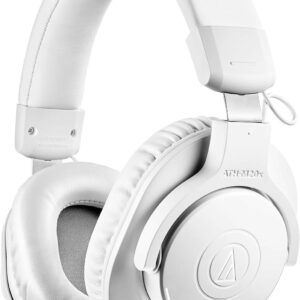 audio technica ath m20xbtwh wireless over ear headphones