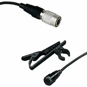 audio technica atr35cw lavalier microphone for wireless system