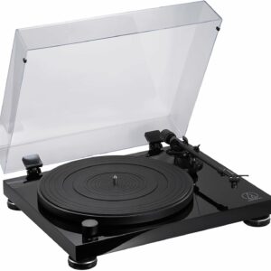 audio technica at lpw50pb fully manual belt drive turntable (4961310152192)