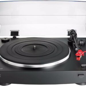audio technica at lp3bk belt drive stereo turntable (black)