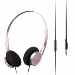 fiio f4411w snowsky wind on ear wired headphone (pink)