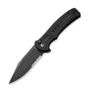 civivi cogent flipper & button lock knife g10 handle