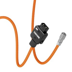 zgcine d tap to 2 pin bmpcc power cable (60cm)