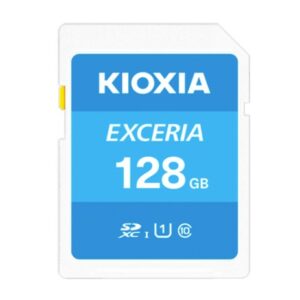 kioxia exceria sdxc uhs i card (128gb)