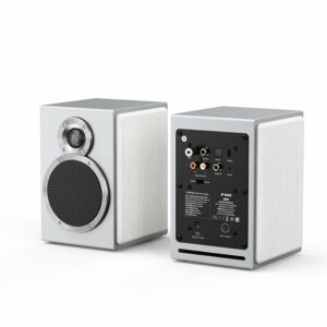 fiio sa1 high fidelity desktop speaker (white)