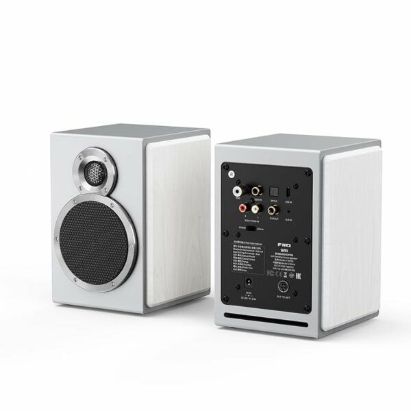 fiio sa1 high fidelity desktop speaker (white)