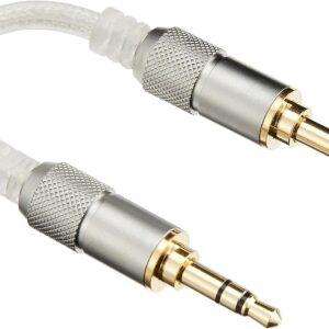 fiio l16 stereo audio cable with 1/8" trs connectors (2.2"