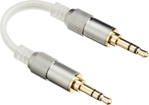 fiio l16 stereo audio cable with 1/8" trs connectors (2.2"