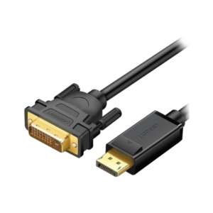 ugreen 10221 dp male to dvi male cable 2m (black)