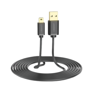 ugreen 10385 usb 2.0 a male to mini 5 pin male cable 1.5m (black)