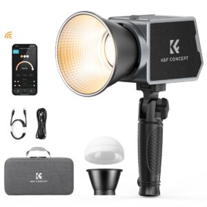 k&f concept pl 60b cob light with built in battery (60w)