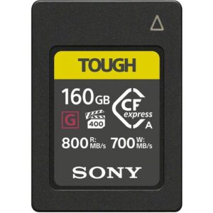 sony cfexpress type a 160gb tough memory card (160gb)