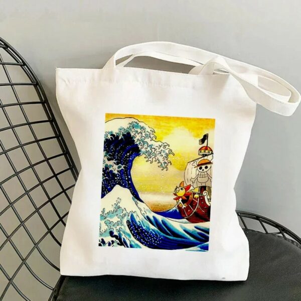 the great wave of kanagawa tote bag