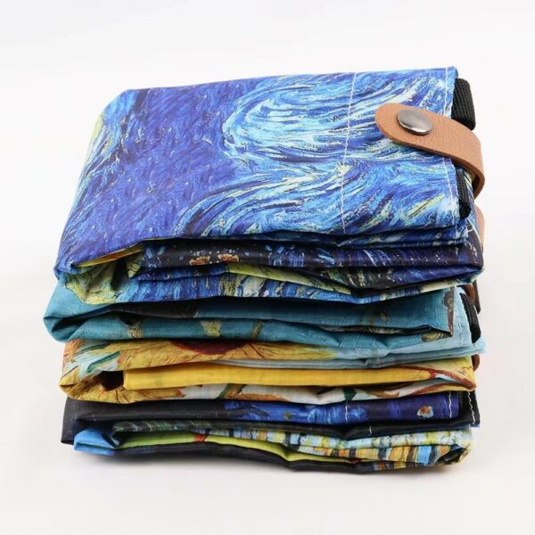 van gogh reusable fashion tote bag