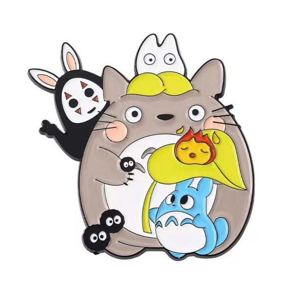 studio ghibli characters enamel pins