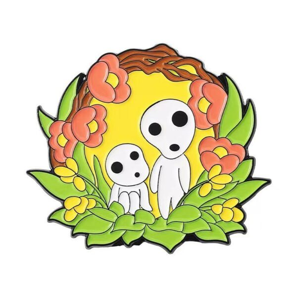 studio ghibli characters enamel pins
