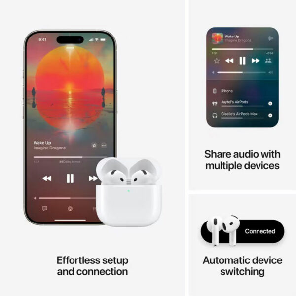 apple airpods 4 with active noise cancellation (mxp93ll/a)