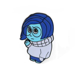 inside out sadness enamel pin