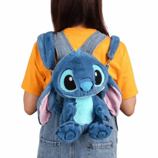 stitch and angel plush backpack