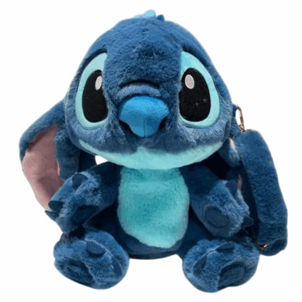 stitch and angel plush backpack