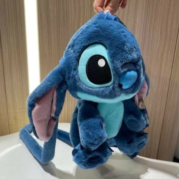 stitch and angel plush backpack