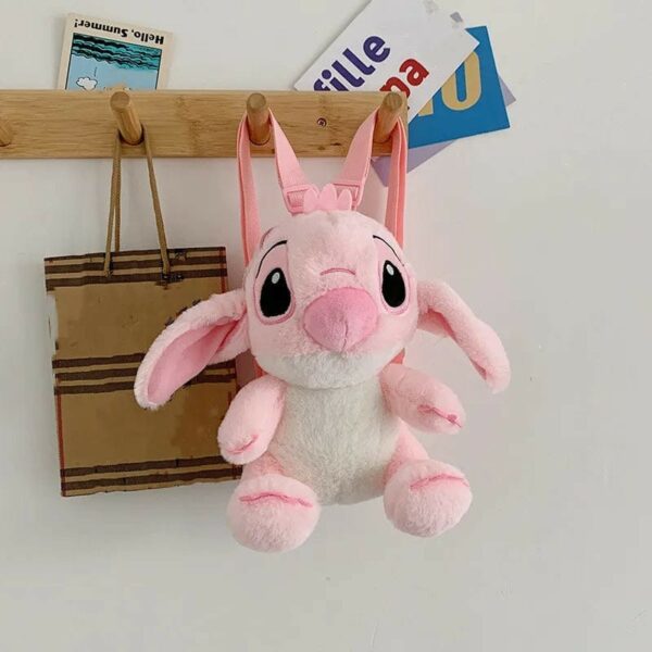 stitch and angel plush backpack
