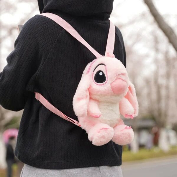 stitch and angel plush backpack