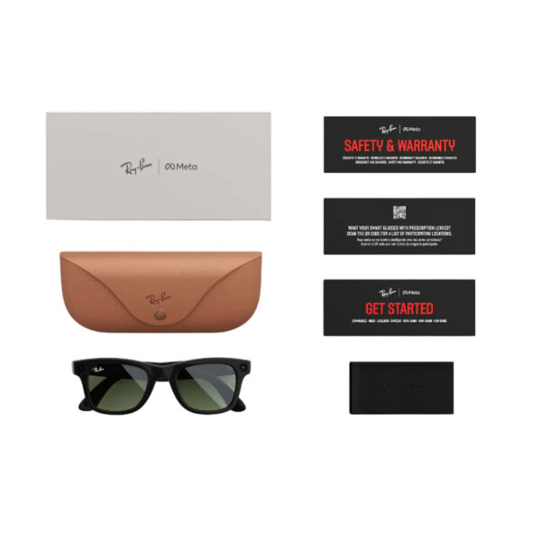 ray ban wayfarer shine black green