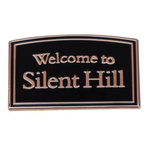 welcome to silent hill enamel pin