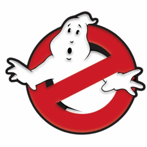 ghost busters (no ghosts) enamel pin