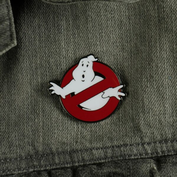 ghost busters (no ghosts) enamel pin