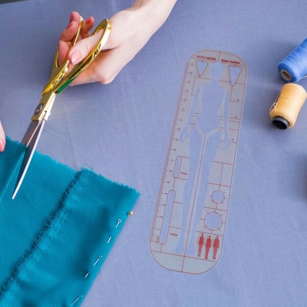 human template fashion ruler (woman body)