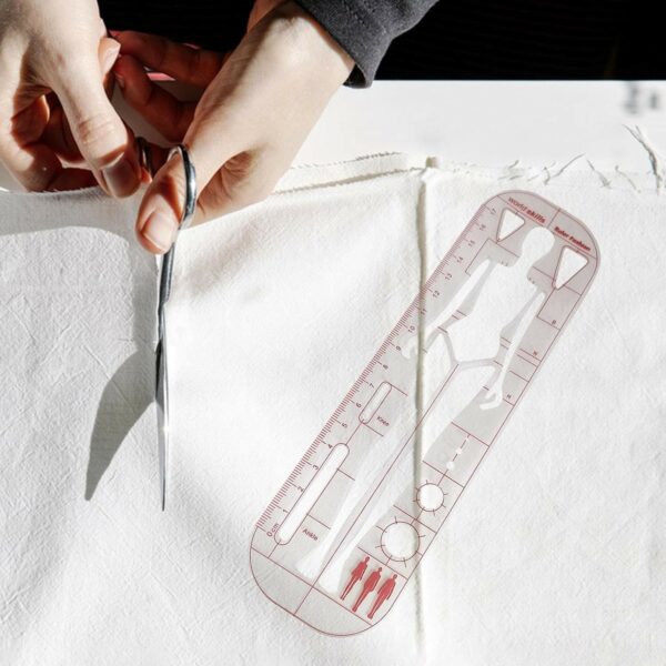 human template fashion ruler (woman body)