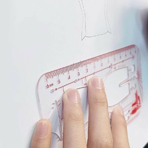 human template fashion ruler (woman sihouette)