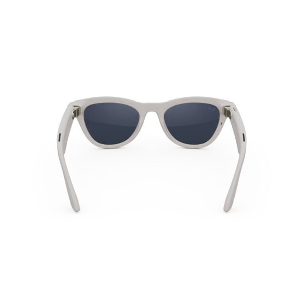 ray ban meta skyler shiny chalky gray/ clear to sapphire transitions