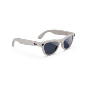 ray ban meta skyler shiny chalky gray/ clear to sapphire transitions