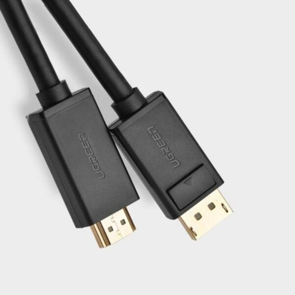 ugreen 10202 dp male to hdmi male cable 2m (black)