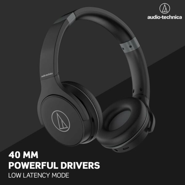 audio technica ath s220btbk wireless headphones