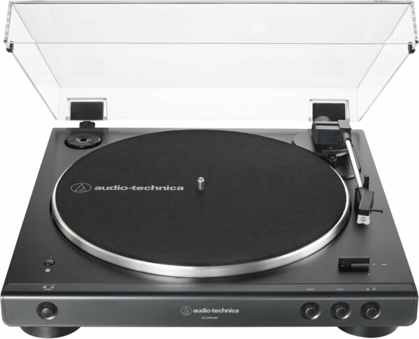 audio technica at lp60xbtbk fully automatic wireless turntable