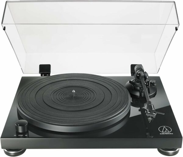 audio technica at lpw50pb fully manual belt drive turntable (4961310152192)